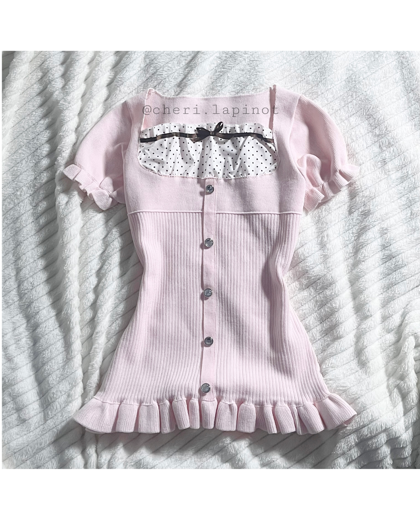 choco-strawberri milkmaid top