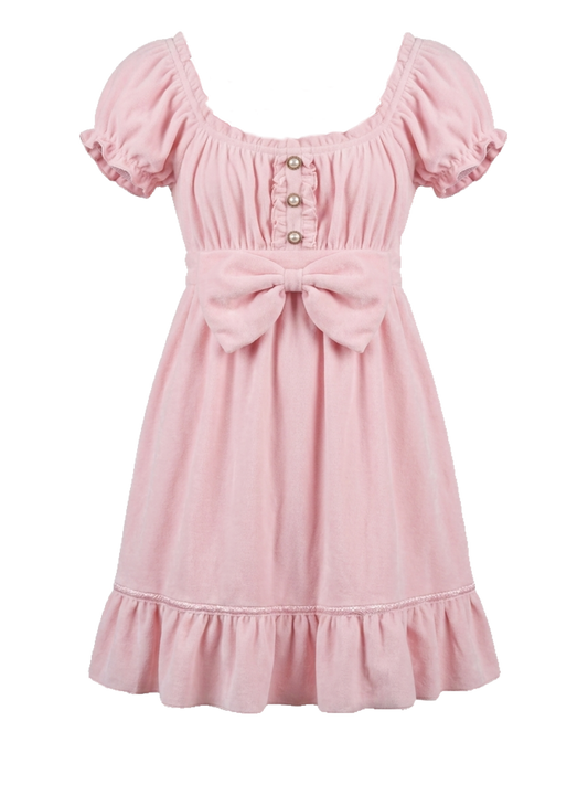 Strawberry Puff Patisserie Dress