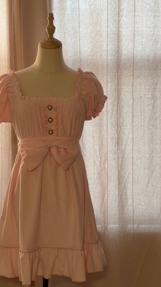 Strawberry Puff Patisserie Dress [ Pre-order ]