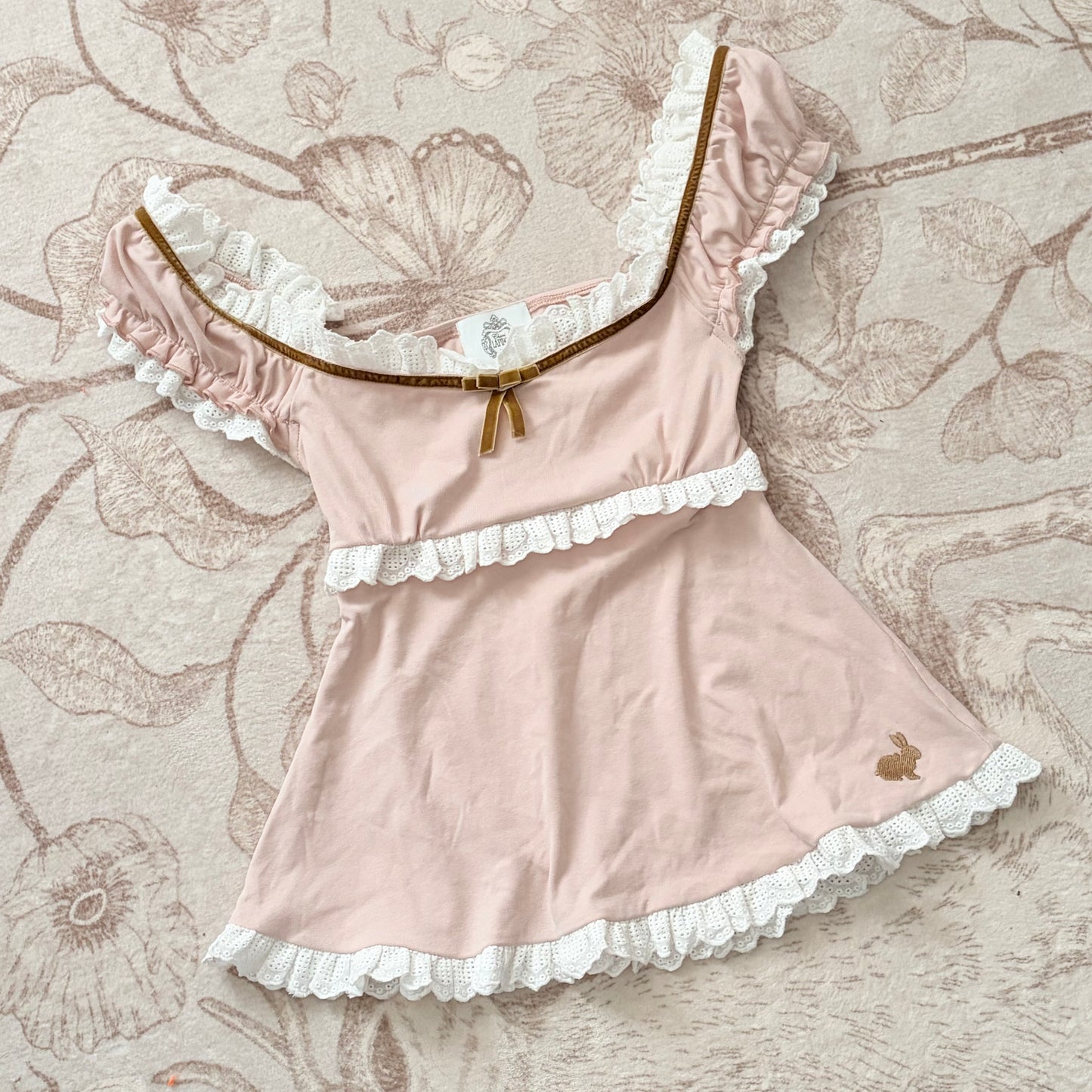 Woodland Princess Top - Rose Milk [ PREORDER ]